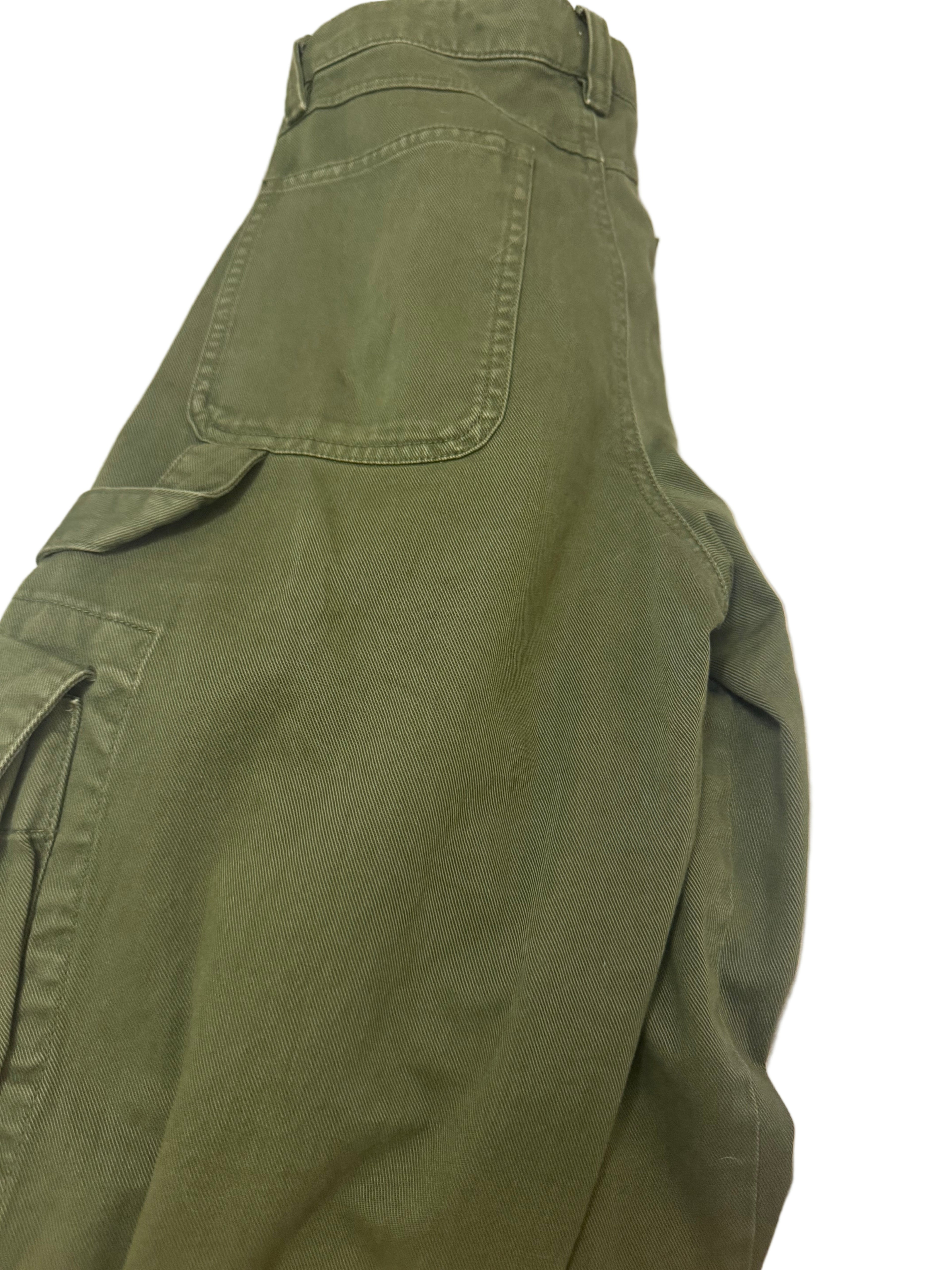 Olive green cargo pants