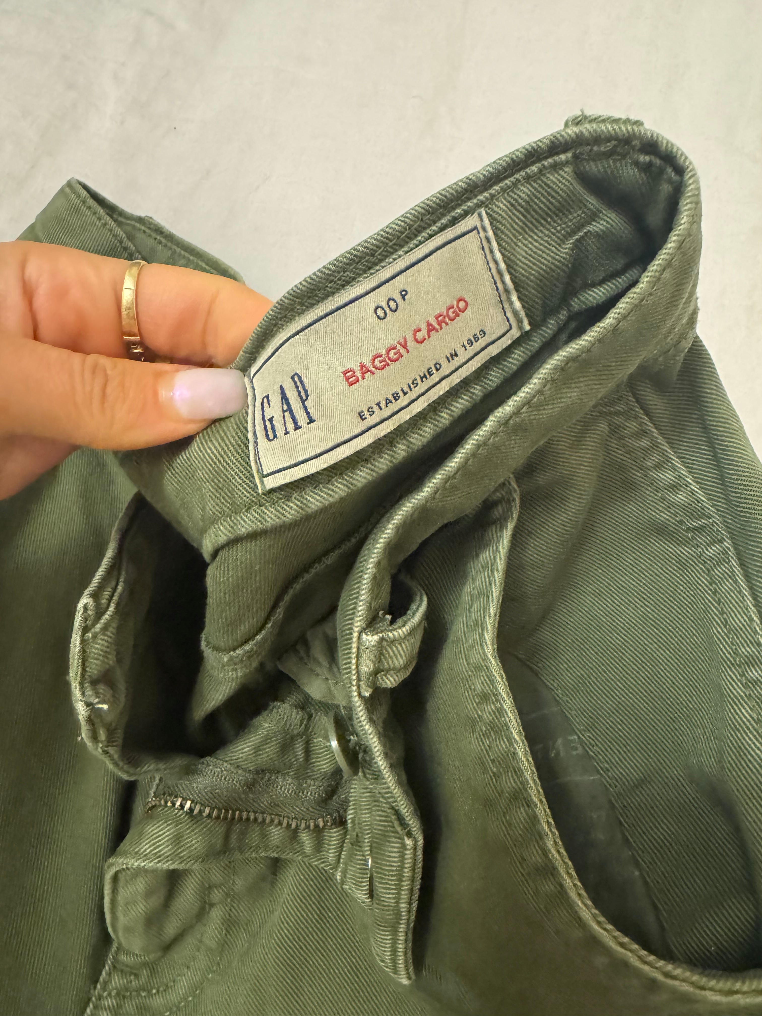 Olive green cargo pants